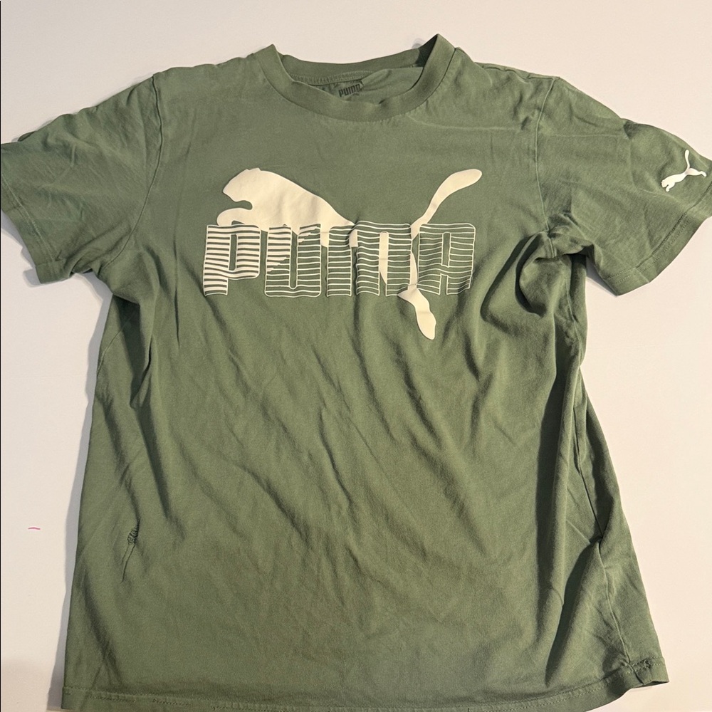 Puma Green Short Sleeve Tee